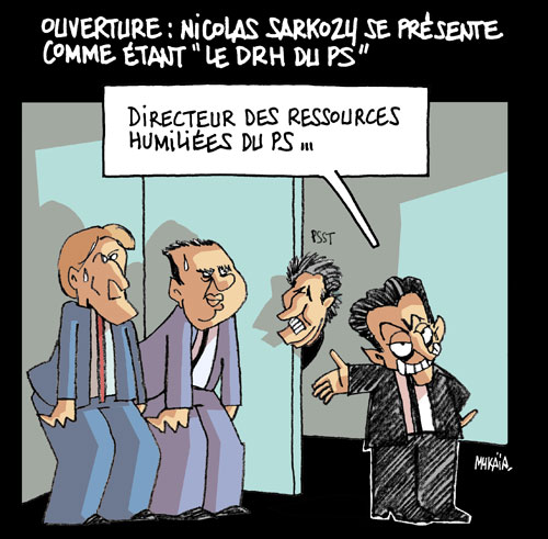 Nicolas Sarkozy comme étant " Le DRH du PS"